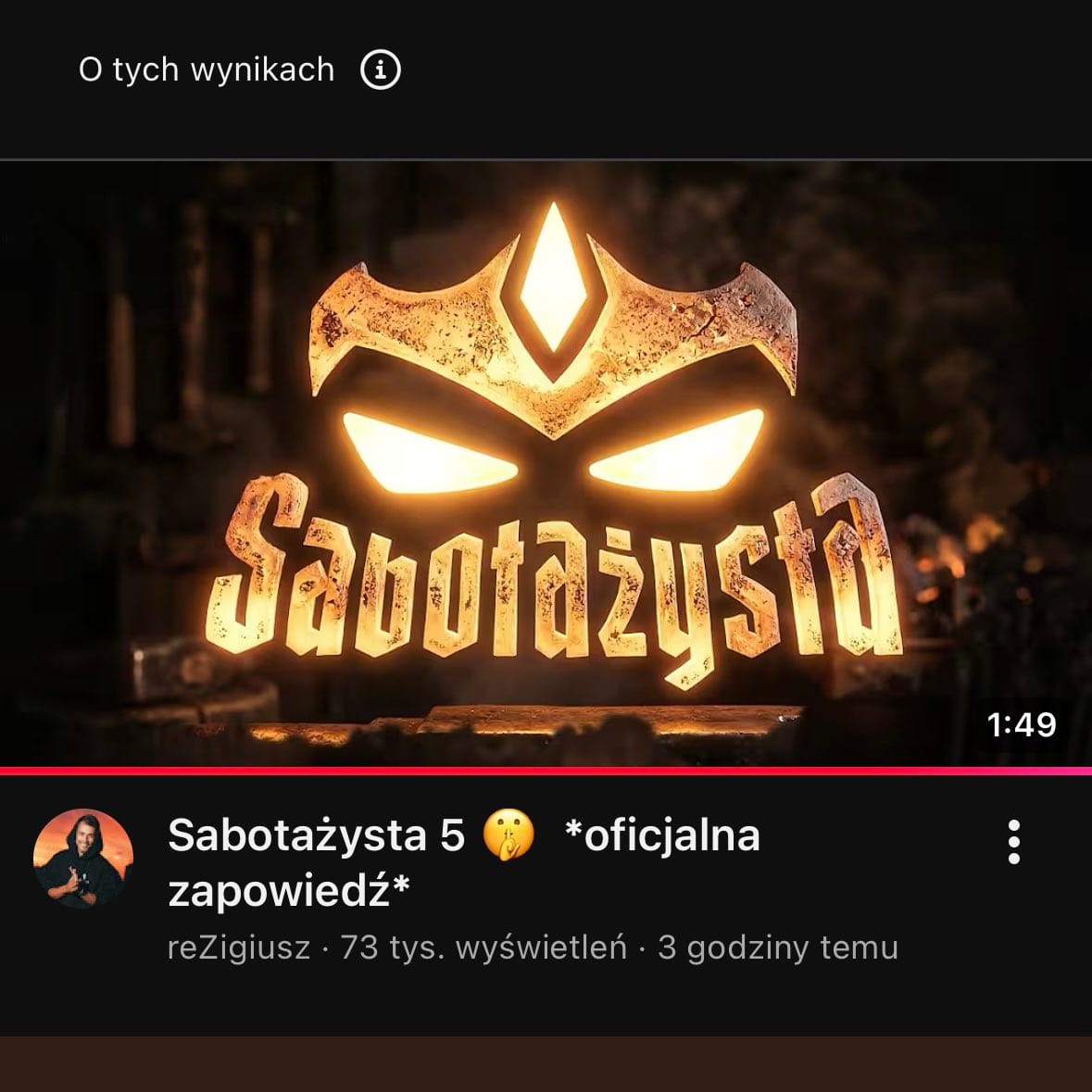 Sabotażysta powraca na kanał Reziego. Twórca opublikował zwiastun nowej serii i podał datę premiery. 