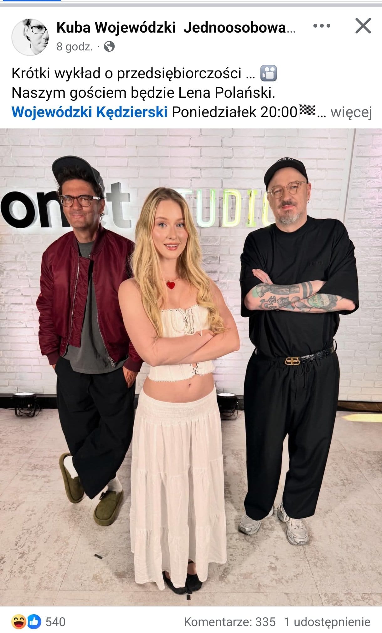 Lena Polański w podcaście Wojewódzki&Kędzierski. Ten odcinek może wywołać burzę w internecie 2 Lena Polański Onlyfans Kuba Wojeówdzki Piotr Kędzierski