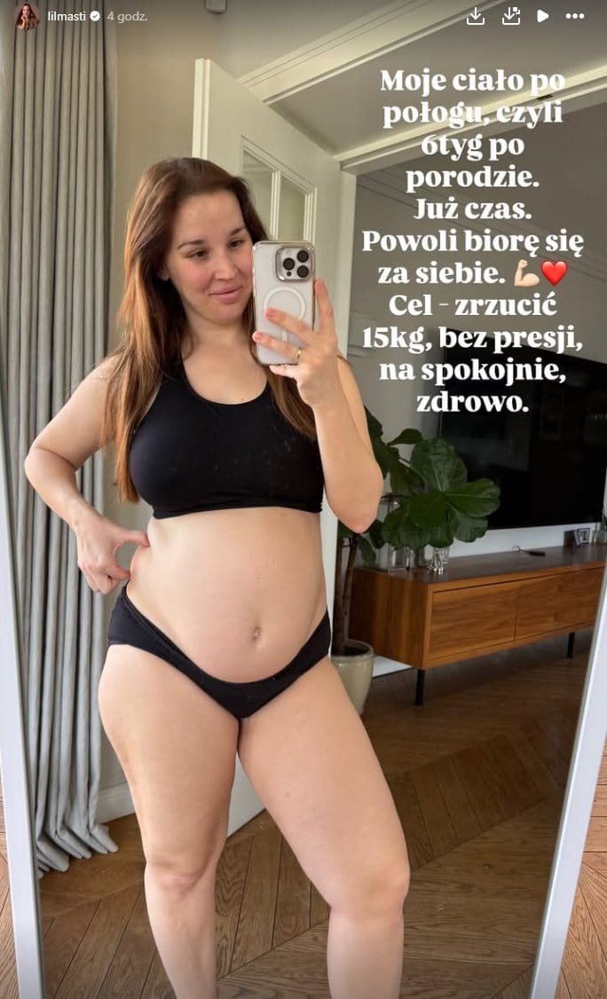 Lil Masti pokazuje formę 6 tygodni po porodzie i mówi o powrocie do sylwetki po ciąży