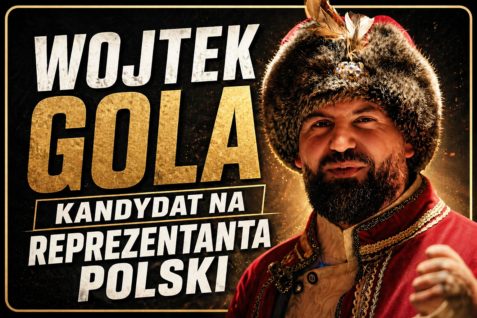 Wojtek Gola w nagraniu promocyjnym do konkursu MrBeast gdzie walczy o reprezentowanie Polski