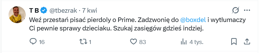 Tomasz Bezrąk vs Chlor na X