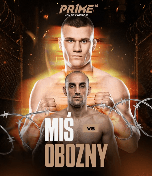 Miś vs Obozny na PRIME MMA 16 karta walk