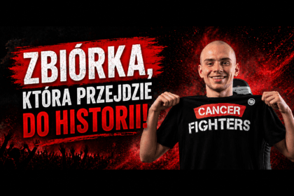 Łatwogang podczas charytatywnego streamu, w którym wzięli udział influencerzy, artyści i twórcy internetowi, aby wesprzeć Fundacja Cancer Fighters