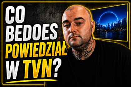 TVN: Nieocenzurowana wypowiedź Bedoes przypadkowo wyemitowana na żywo.