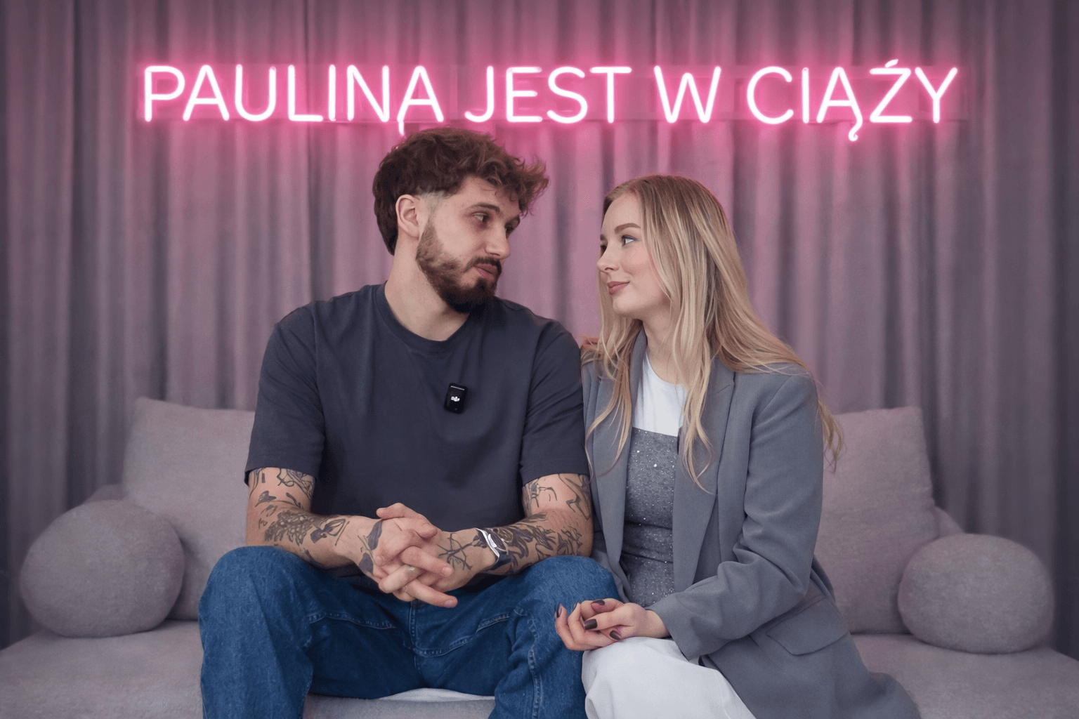 O Matko i Córko! Paulina i Kevin ogłosili, że spodziewają się dziecka! 1 Paulina Błędowska-Stajer w ciąży z mężem Kevinem, twórczyni kanału „O matko i córko”