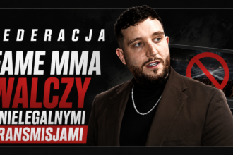 Fame MMA Fame Shield grafika promująca projekt walki z nielegalnymi transmisjami na TikToku