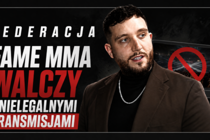 Fame MMA Fame Shield grafika promująca projekt walki z nielegalnymi transmisjami na TikToku