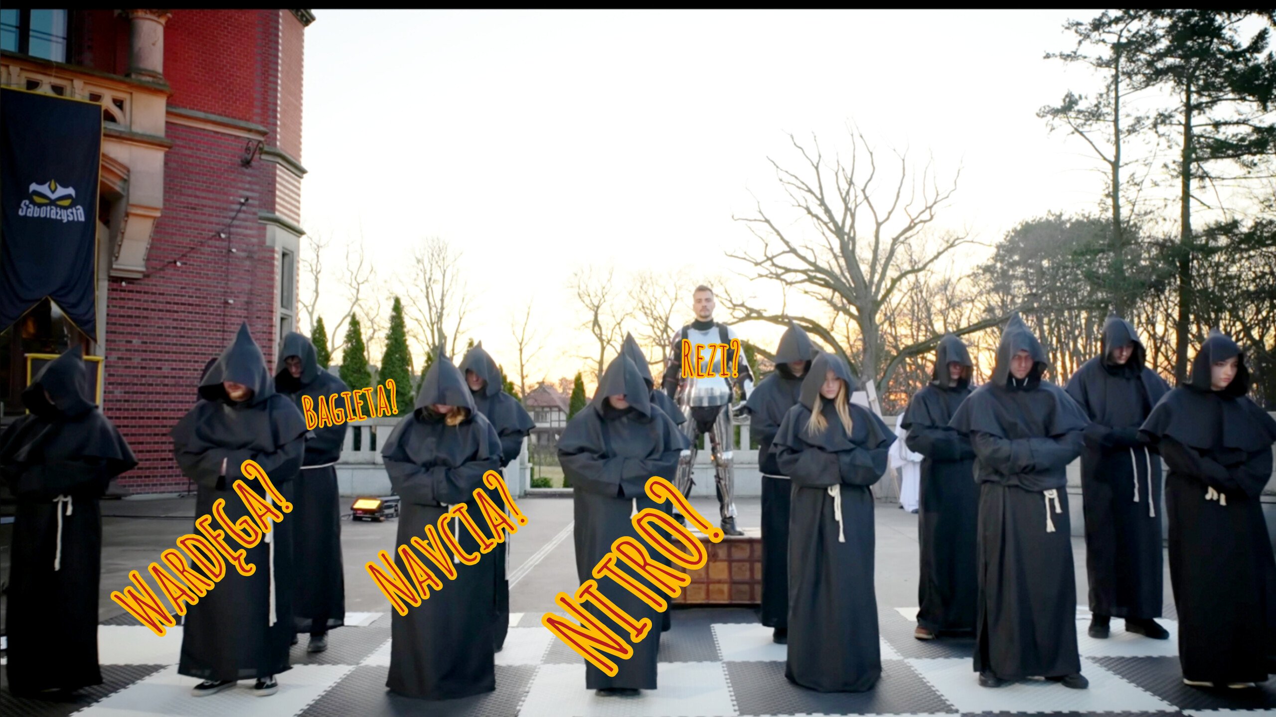 Sabotażysta nowa edycja
Sabotażysta średniowiecze
Rezi nowy projekt
Nitro Sabotażysta
Wardęga Sabotażysta
Wojtek Gola Sabotażysta
Navcia Sabotażysta
Graf Sabotażysta
Bagieta Sabotażysta
Sabotażysta przecieki
Sabotażysta plotki
Sabotażysta skład
Sabotażysta influencerzy
polski YouTube
internetowe widowisko
Rezi 2026
Sabotażysta 2026
Sabotażysta V zwiastun
Sabotażysta V teoria
Sabotażysta V uczestnicy plotki
