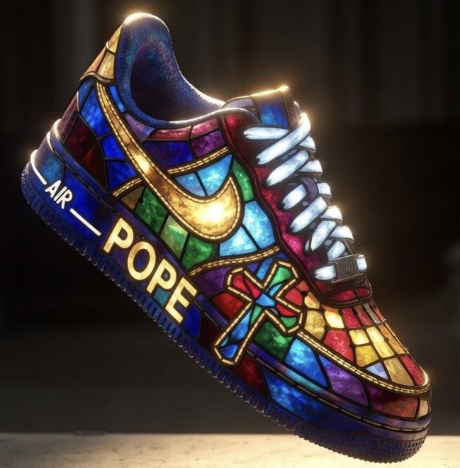 jakie buty miał papież Leon XIV
papież Leon XIV w sneakersach
rzadkie buty Nike papieża
Nike Franchise Low Plus papież
sneakersy papieża Leon XIV
viralowe zdjęcie papieża
papież Leon XIV internetowy viral
buty Nike zauważone u papieża
