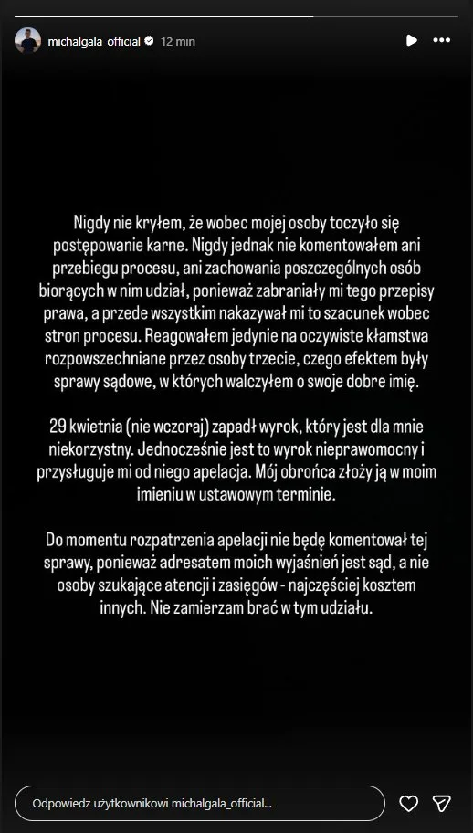 Michał G. po wyroku sądu wydał oświadczenie. Padły mocne słowa 3 Michał G Sylwester Wardęga
Sylwester Wardęga Michał G
wyrok Michała G
influencer Michał G