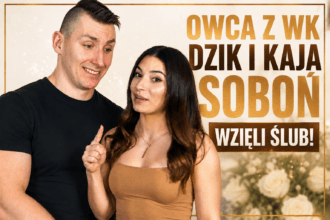 Owca z Warszawskich Koksów i Kaja Soboń podczas ceremonii ślubnej
