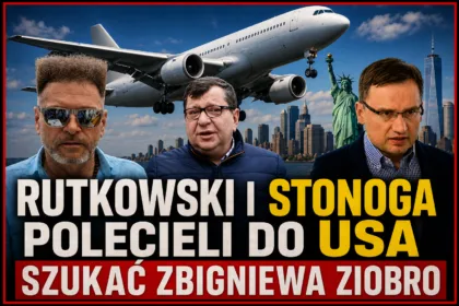 Rutkowski i Stonoga polecieli do USA. Chcą odnaleźć Zbigniewa Ziobrę. Co się tam dzieje? 19 Rutkowski i Stonoga podczas podróży do USA w związku z poszukiwaniami Zbigniewa Ziobry