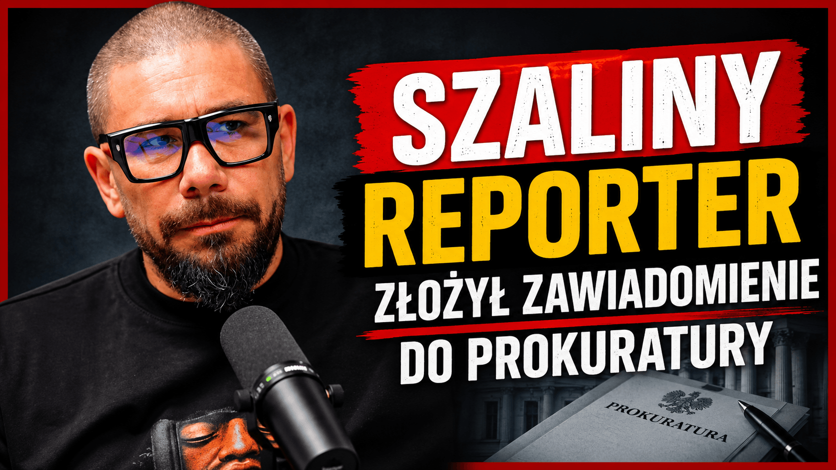Szalony Reporter mógł stracić życie? Jest zawiadomienie do prokuratury 1 Szalony Reporter pokazuje uszkodzoną oponę w Porsche Macan po zdarzeniu na autostradzie A4