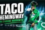 Taco Hemingway podczas koncertu na PGE Narodowym w Warszawie przed tysiącami fanów