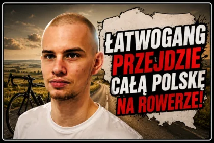 Łatwogang przejedzie Polskę na rowerze. Celem jest zbiórka 12 milionów złotych dla chorego Maksa 14 Łatwogang zapowiada przejazd przez całą Polskę na rowerze podczas charytatywnego streama dla 8-letniego Maksa