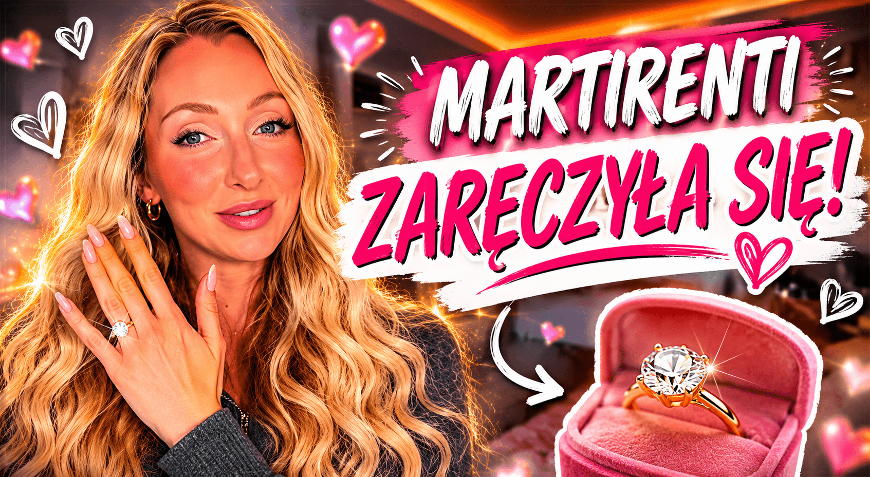 Martirenti zaręczona! Marta Rentel przekazała fanom radosną wiadomość 1 Martirenti zaręczona – Marta Rentel pokazała pierścionek zaręczynowy i partnera