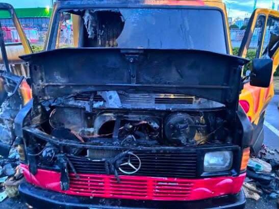 pożar we Wrocławiu
podpalenie food trucka