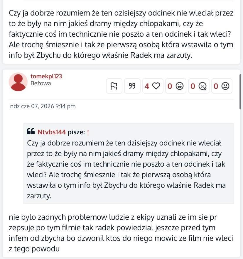 Radek ze Szpontu krytykuje funkcjonowanie grupy. Bunt w ekipie Friza 3 Radek ze Szpontu
kulisy Szpontu
projekt Szpont
Friz Szpont