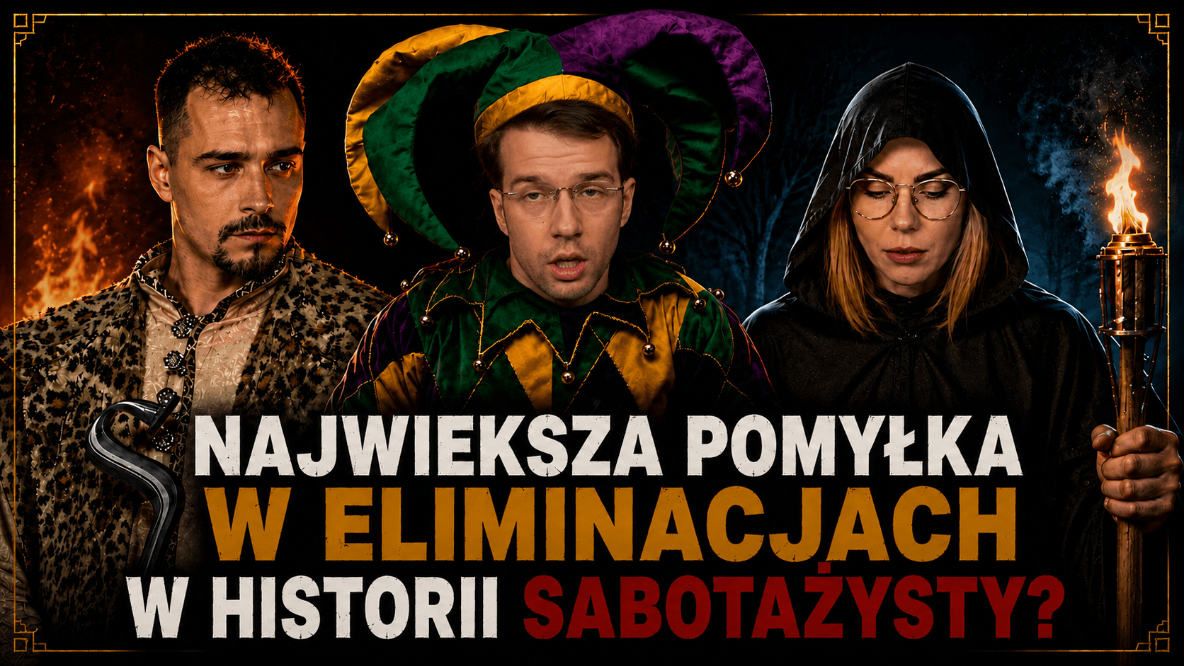 Sabotażysta 5 odcinek 3: katastrofa w zadaniu z runami, ogromne kary i szokująca eliminacja Grafa! 1 Sabotażysta 5 odcinek 3 – Graf i Way of Blonde odpadają z programu po emocjonującym głosowaniu uczestników