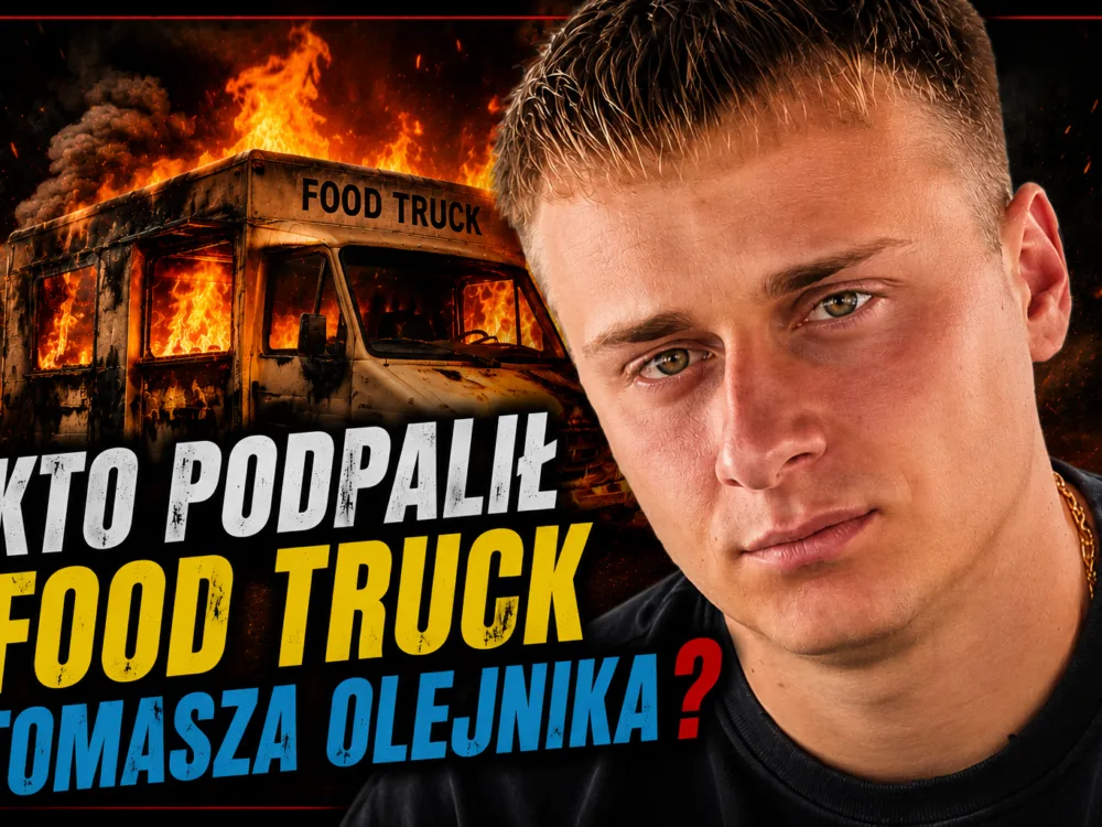 Tomasz Olejnik po pożarze food trucka we Wrocławiu. Influencer apeluje o pomoc w ustaleniu sprawcy i wyznacza nagrodę 5 tysięcy złotych.