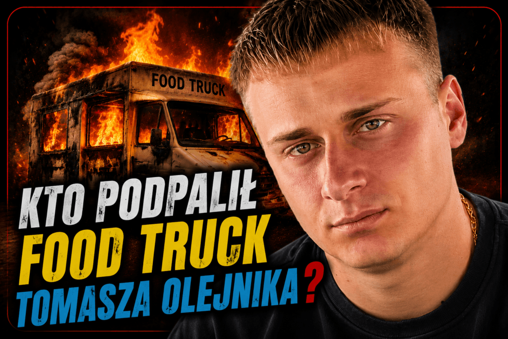 Tomasz Olejnik po pożarze food trucka we Wrocławiu. Influencer apeluje o pomoc w ustaleniu sprawcy i wyznacza nagrodę 5 tysięcy złotych.