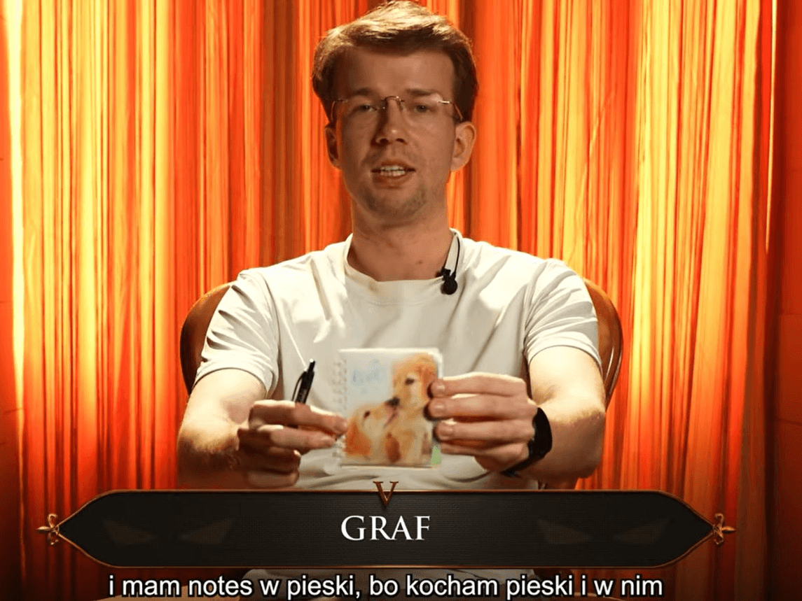 Umarł król, niech żyje GRAF! Czy GOAT wróci do programu Sabotażysta 5? 2 Sabotażysta 5 uczestnicy Graf kocha pieski