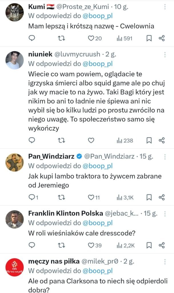 kiedy wróci Farma Bagiego
kolejne odcinki Farmy Bagiego
Farma Bagiego kontrowersje