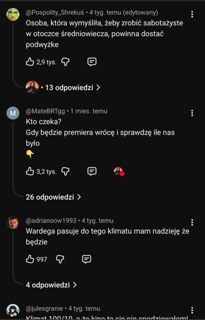 Komentarze sabotażysta Rezigiusz
Remek Wierzgoń zarobki Rezi
Wyniki kinowe pokaz
