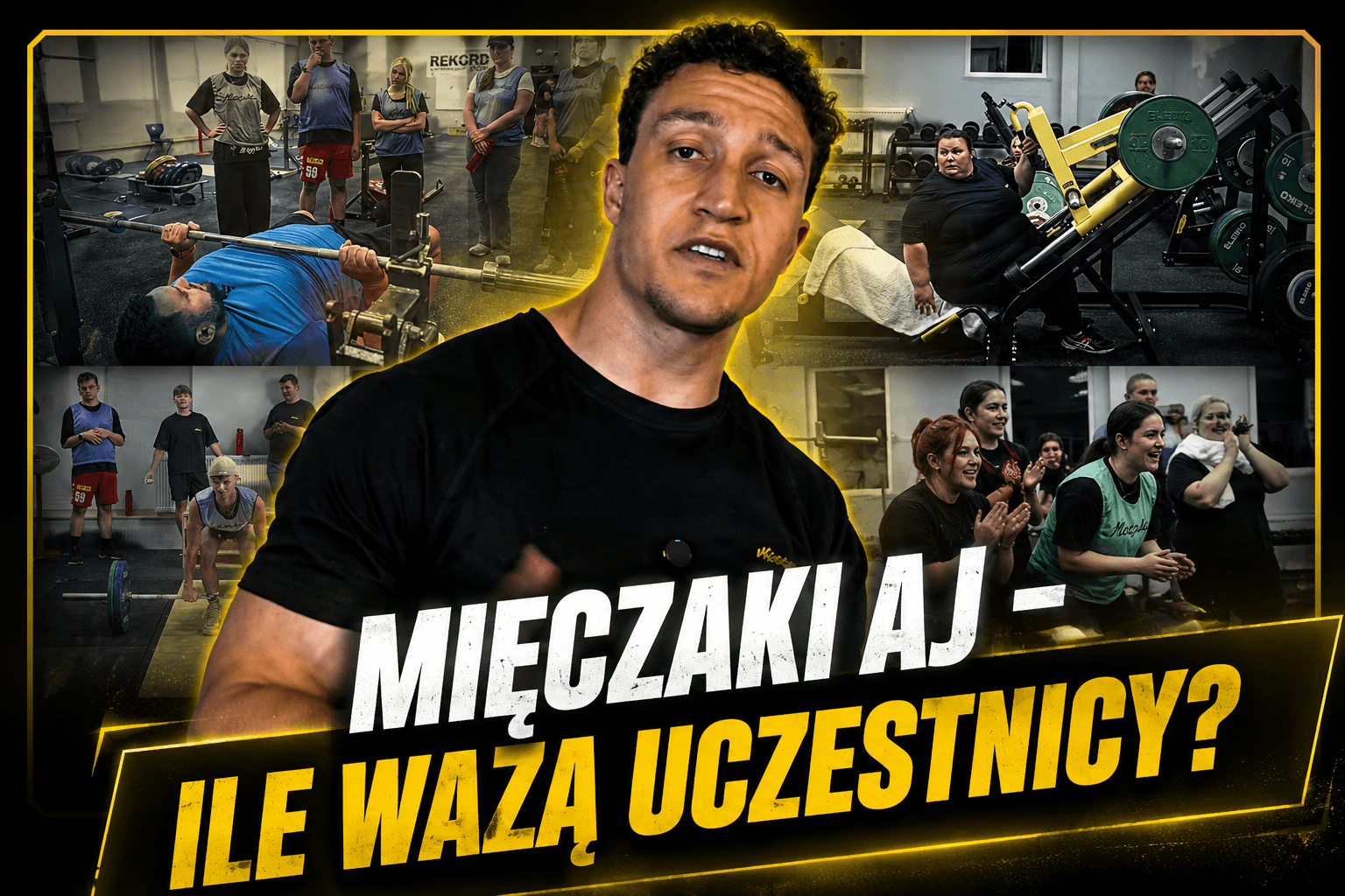 Ile ważą uczestnicy programu Mięczaki AJ? 1 Mięczaki AJ - wyniki testów siłowych uczestników w drugim odcinku programu