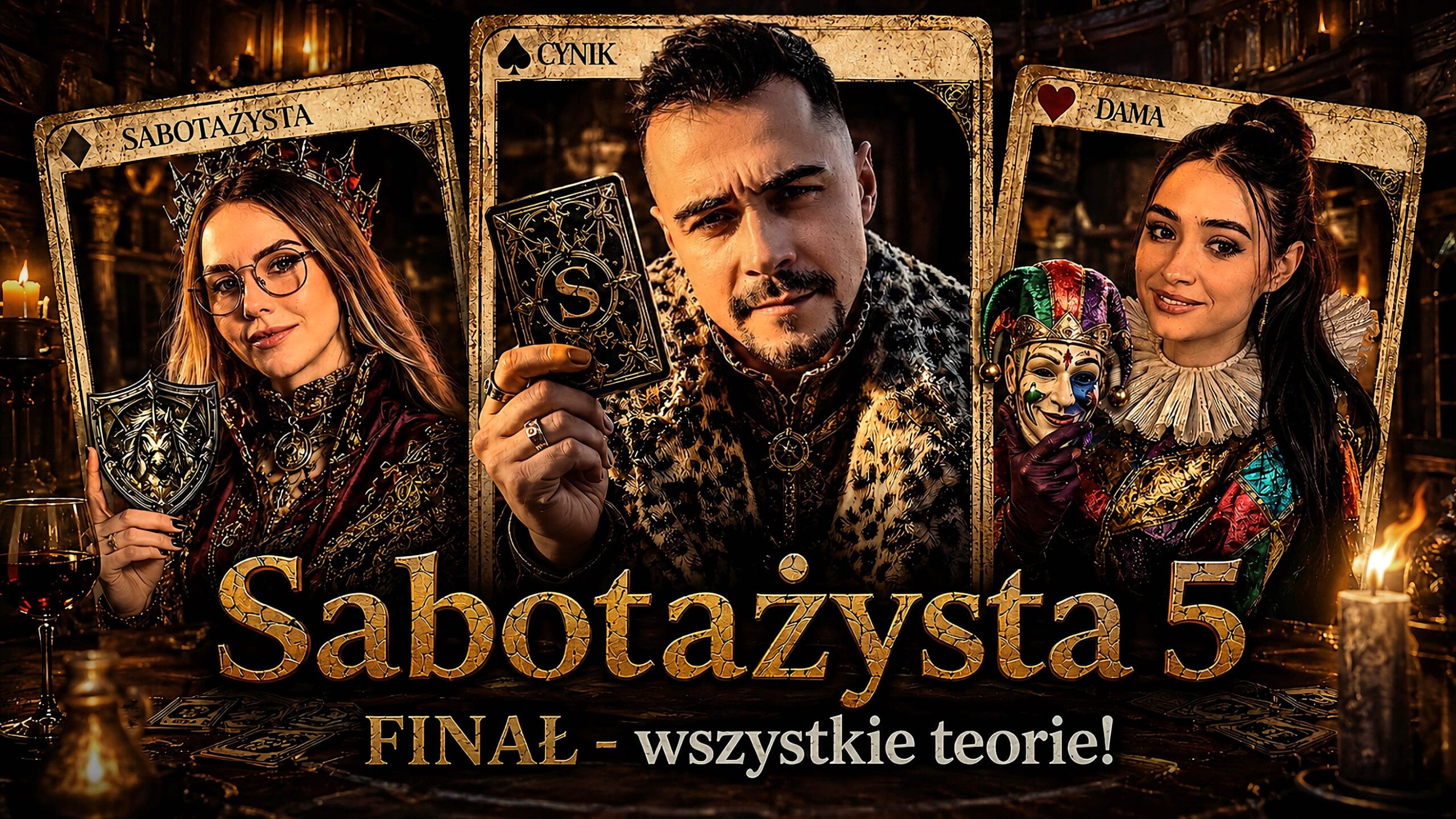 Sabotażysta 5: Finał sezonu! Pełny skład i wszystkie teorie... Kto jest Błaznem? 2 Kto Błaznem? Kto sabotażystą? Sabotażysta 5