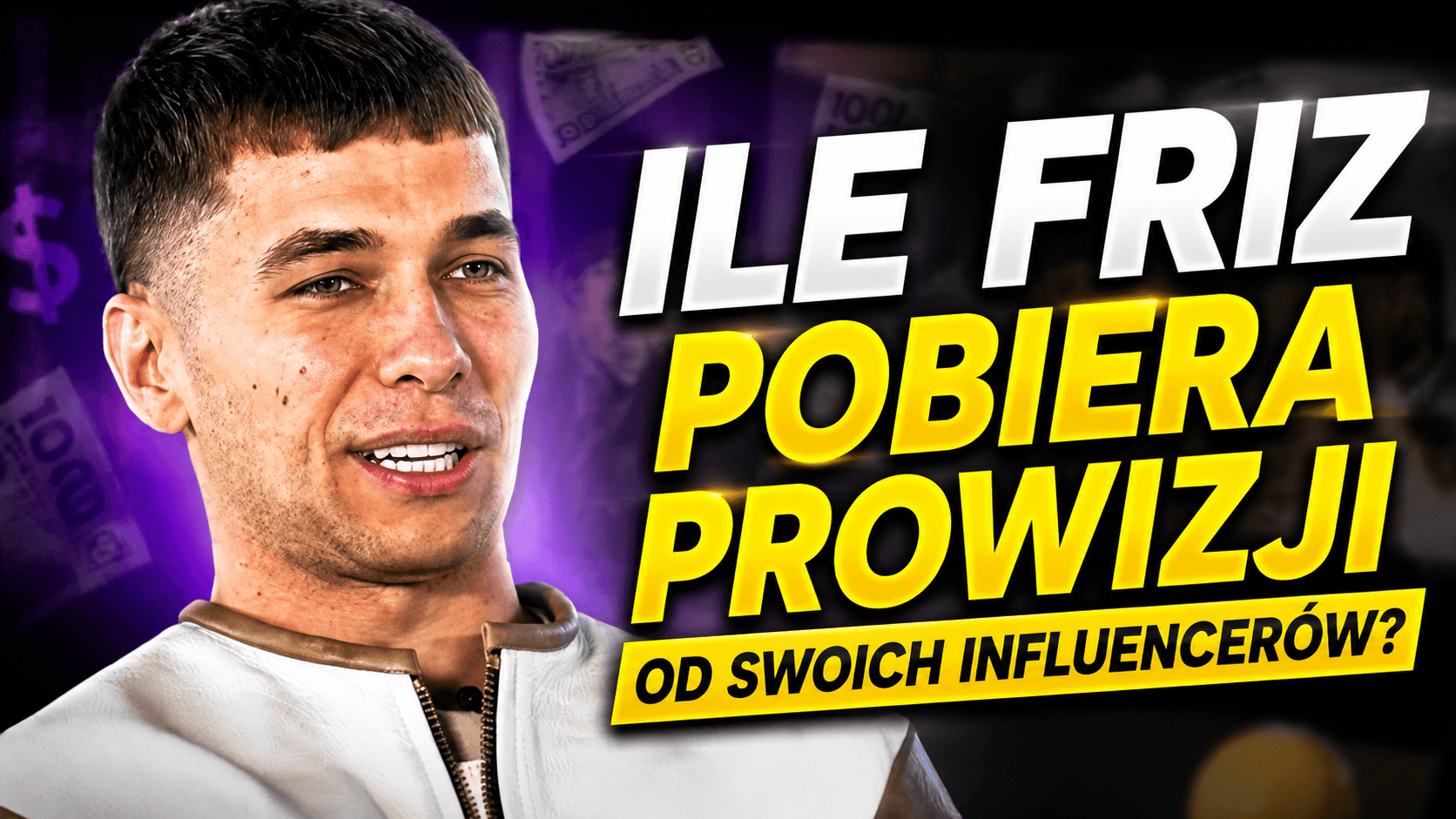 Ile Friz pobiera procent od influencerów? Liczba zwala z nóg 1 Friz ujawnił, że pobiera 50 procent prowizji od influencerów rozwijających swoje kariery w jego projektach.