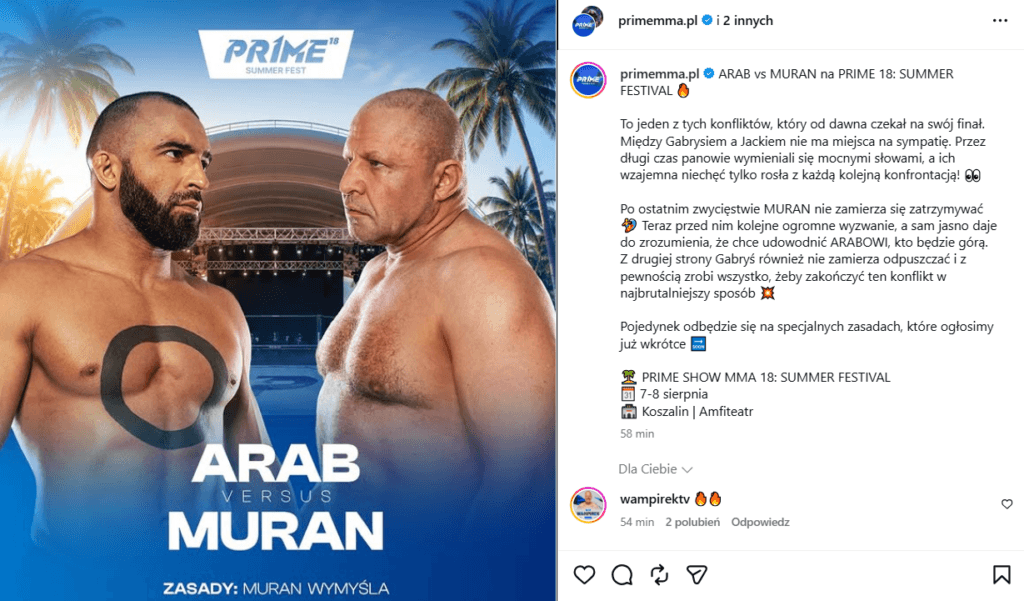 PRIME MMA Arab vs Muran