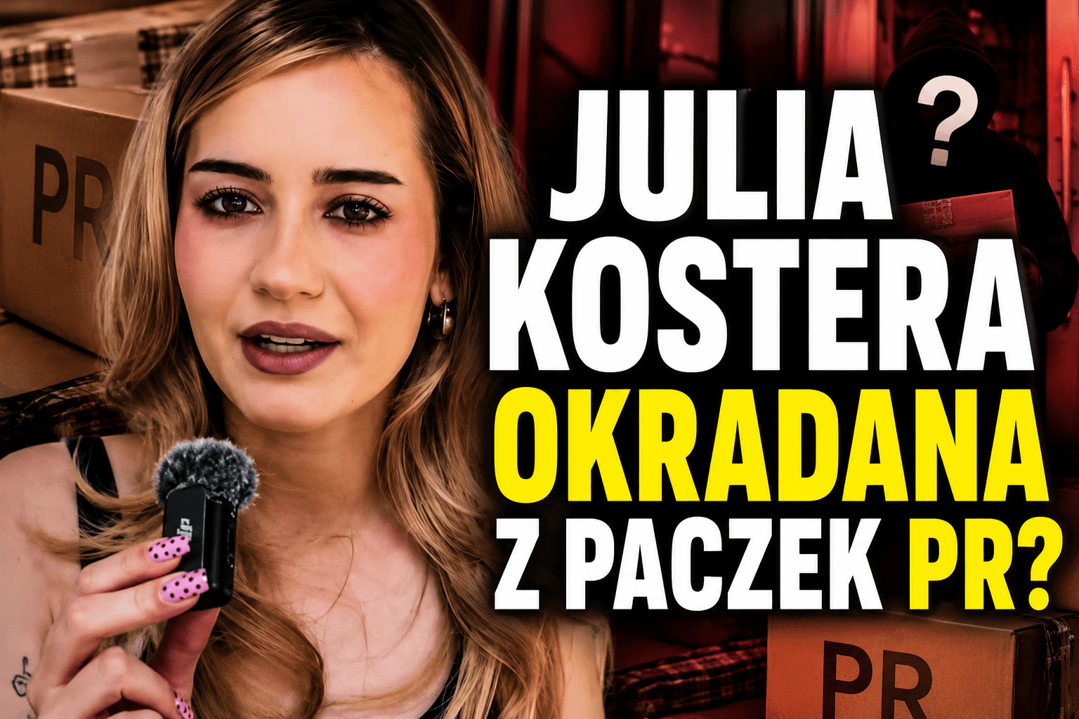 Julia Kostera okradana z paczek PR? 1 Julia Kostera opowiedziała o problemach z paczkami PR trafiającymi pod jej dawny adres.