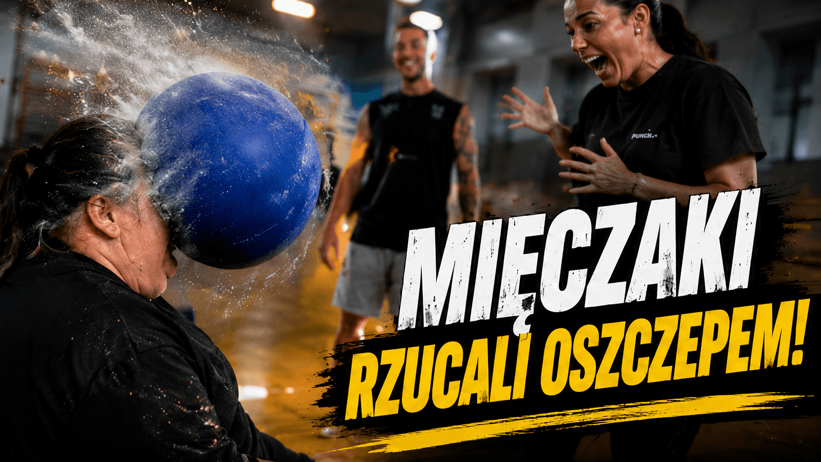 Mięczaki AJ rzut piłką lekarską